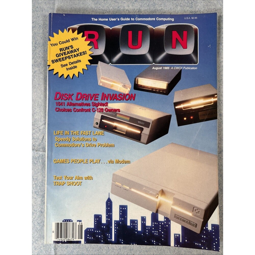 Run Magazine Commodore August 1985